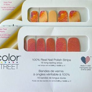 Color street nail polish strips